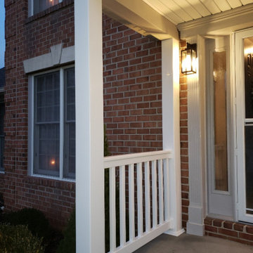 Burns Front Porch and concrete stairs