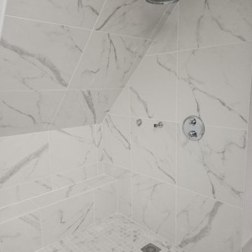 Salle de bain en marbre