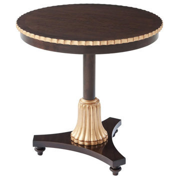 Regency Pedestal Side Table