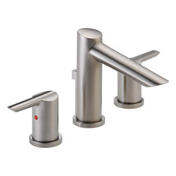 Delta Compel Widespread Bath Faucet w/ metal pop-up - Bathroom Sink Faucets