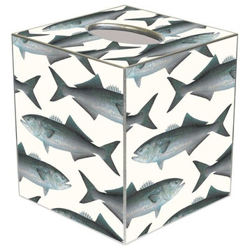 TB1521-Bluefish Tissue Box Cover
