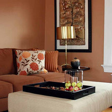 rust living room