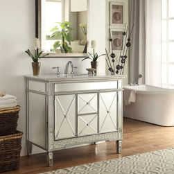 Mirrored Bathroom Vanities - Bathroom Vanities And Sink Consoles