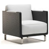 Kubo Lounge Chair, Dark Beige - 61103gsm, Black