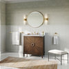 Forrester Bathroom Vanity, Single Sink, 31", Antique Coffee, Freestanding