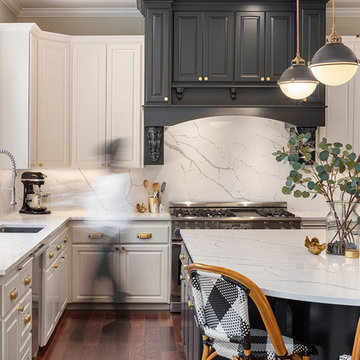 Black and White Kitchen