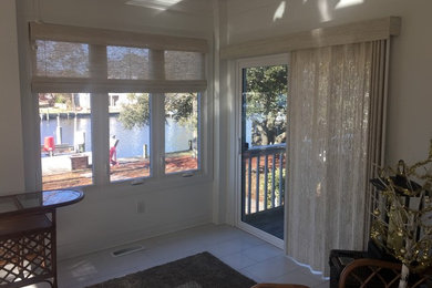 Inspiration for a tropical sunroom remodel in Other