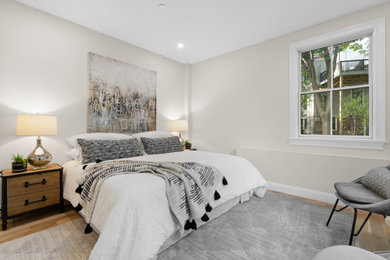 Transitional bedroom photo in Boston