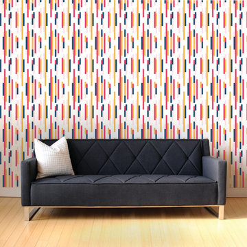 BARS Removable Wallpaper_Pink/Blue/Yellow/Cream_BA401