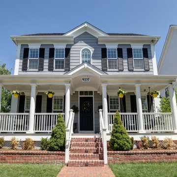 Partial Siding Replacement | Full House Painted