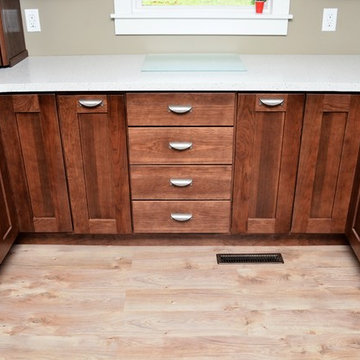 Knox, IN. Haas Signature Collection, Hickory Sienna Kitchen