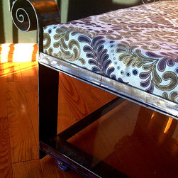 Wrought Iron - Footstools And Ottomans