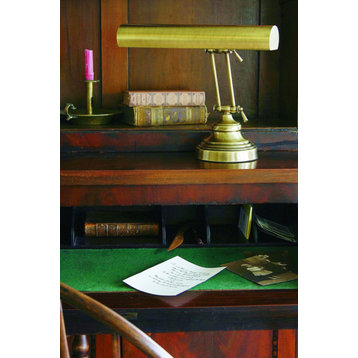 House of Troy 14" Polished Brass Piano Desk Lamp - P14-231-61
