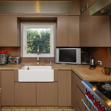 New Casement Window in Chic Kitchen - Renewal by Andersen NJ / NYC