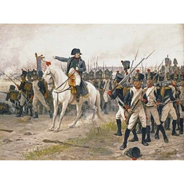 Napoleon at The Battle of Friedland Poster Print by Edouard-Benard-Debat Ponsan
