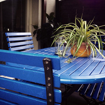 Terrasse bleue