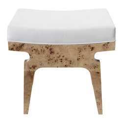 Worlds Away - Worlds Away Fergie Rectangular Stool - Vanity Stools And Benches