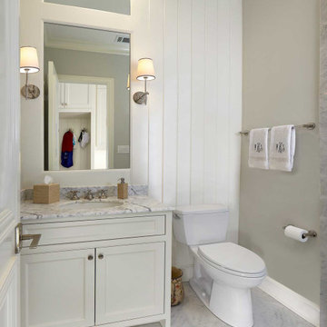 Traditional Classic-Style Guest Bathroom Remodel in Preston Hollow, Dallas TX