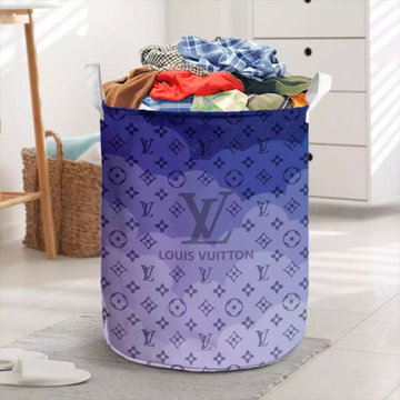 Blue Purple Cloud Louis Vuitton Laundry Basket