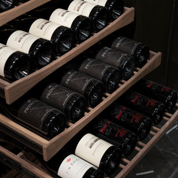 Luxe Modern Cellar In Illionois