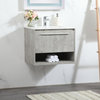 Elegant VF43524MCG 24" Single Bathroom Vanity, Concrete Gray