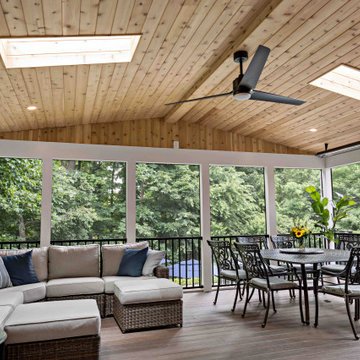 Beautiful Home Gym Addition & Screened Porch Remodel