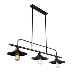 Metal Shade 3 Light Pendant - Products