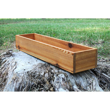 24" Short New Cedar Planters Box, 5"