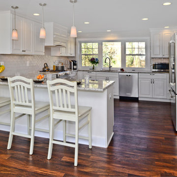 1950's Home transformed into Modern Kitchen & Dining Room