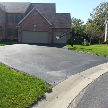 Ronald J's Pro Dunk Gold Basketball System on a 60x32 in Lakeville, MN