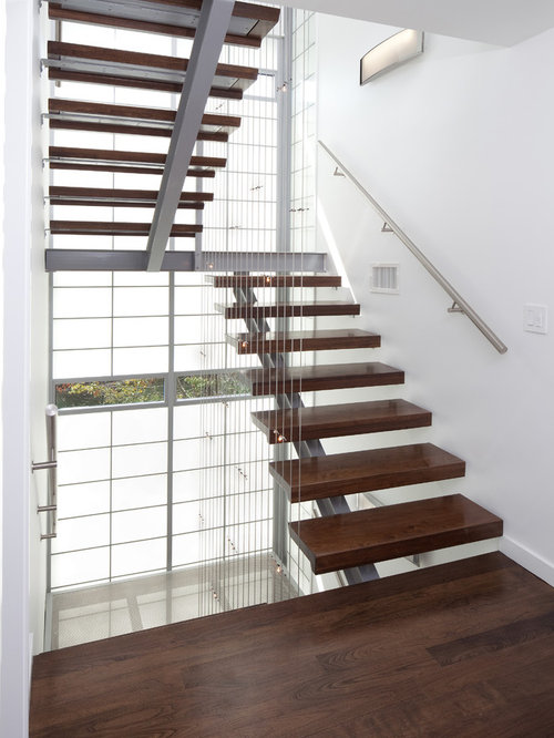 Open Risers Staircase Ideas, Pictures, Remodel and Decor