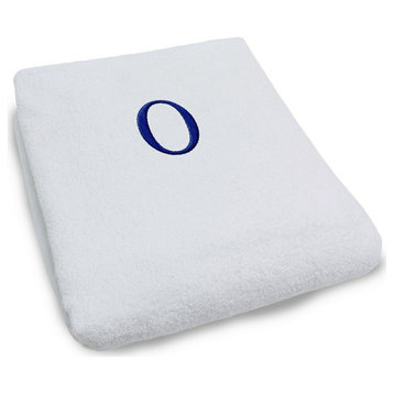 Monogrammed Beach Pool Chair Towel Slip Cover, O