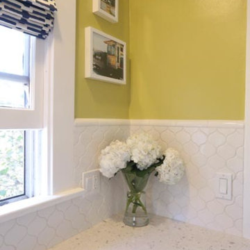 High Tile Backsplash in San Diego Kitchen Remodel
