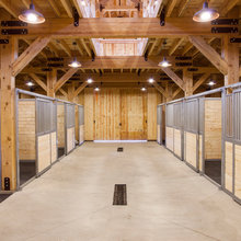 Horse barns