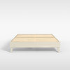 Wooden Platform Bed Frame - Multiple Finishes Available, White Wash, King