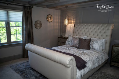 Bedroom - transitional bedroom idea in Other
