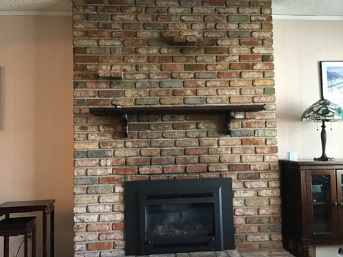 How To Work Around 3 Bricks, How To Remove Fireplace Mantel Attached Brick