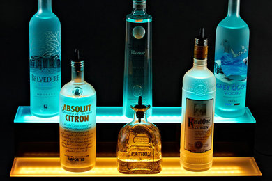 2 foot 2 Tier Liquor Display LED Lighted Bottle Shelf Display