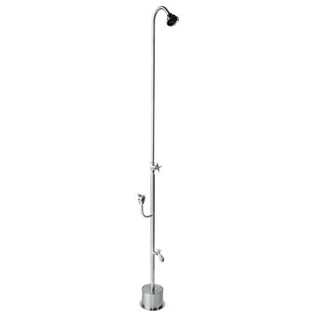 Free Standing Shower with Stainless Steel Body