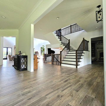 Project #109 | U-Shaped Stairs in Countryside Retreat