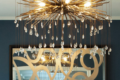 Dining room - contemporary dining room idea in Boston