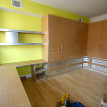 Storage with sliding doors