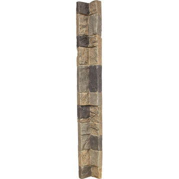 3"W x 3"D x 48"H Universal Inside Corner for StoneWall Faux Stone Siding Panel