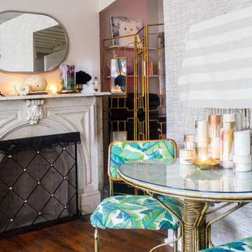 Enchanting Accents Dress Up a Brooklyn Studio for Halloween