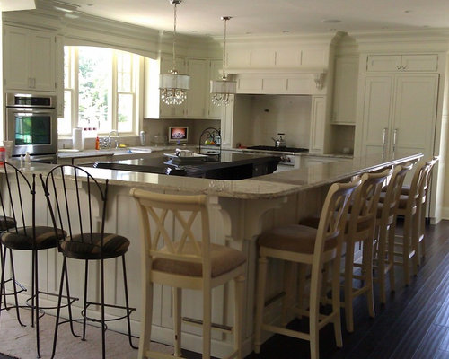 Coastal White French Country Kitchen