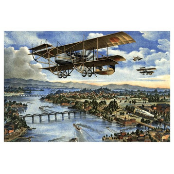 "Japanese Plane in the Siberian Intervention" Paper Print by Inventions, 38"x26"