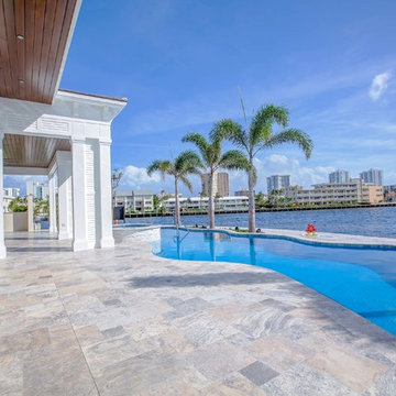 Silver Travertine Pavers