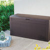 Keter Comfy 71 Gallon Plastic All-Weather Outdoor Storage Deck Box