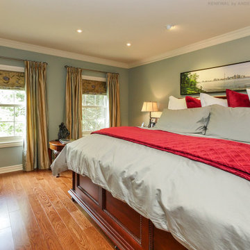 Glorious Bedroom with New White Windows - Renewal by Andersen Greater Toronto, O