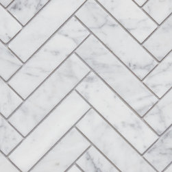 CS-Bianco Venatino Honed Herringbone - Tile
